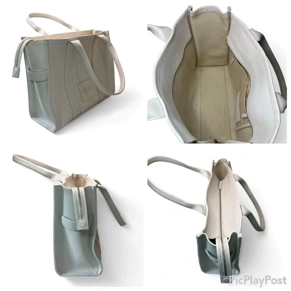 Marc Jacobs The Leather Large Tote Bag - Cream/White (Like New) - Picture 12 of 14